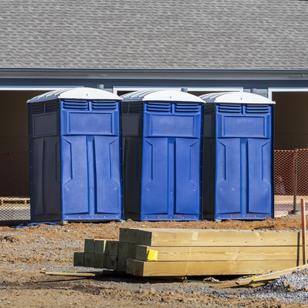 how can i report damages or issues with the portable restrooms during my rental period in Sutton West Virginia